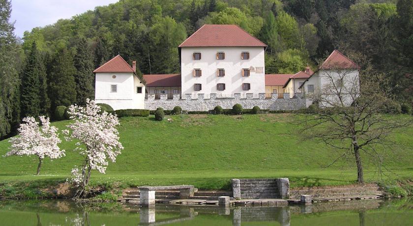 Grad Strmol Hotel Cerklje na Gorenjskem Kültér fotó